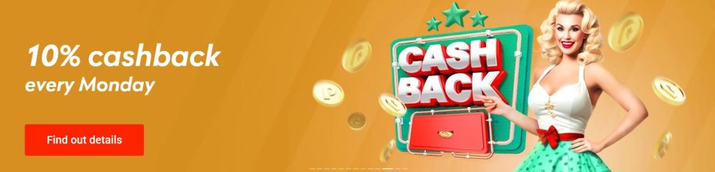 pin up casino cashback